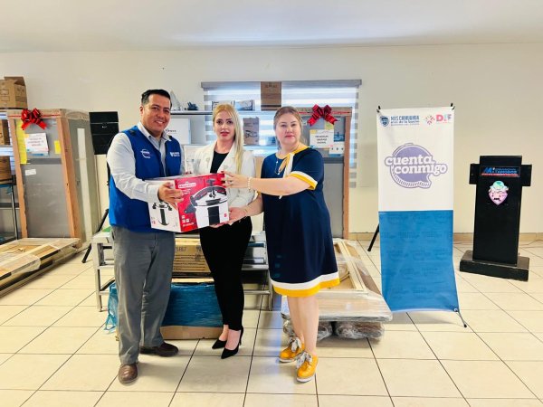 Entrega DIF Estatal equipamiento para ocho comedores escolares