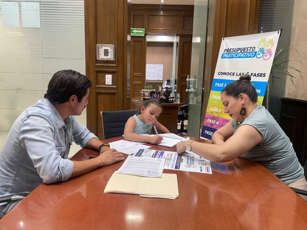 Llega primera niña en ingresar propuesta para el Presupuesto Participativo 2026