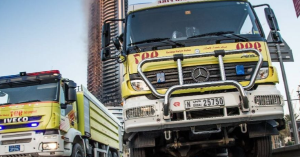 Más de tres mil personas evacuadas por incendio en edificio de 67 pisos en Dubái