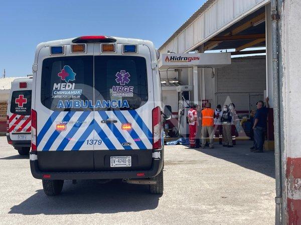 Fallece por posible infarto en gasera de la colonia El Porvenir
