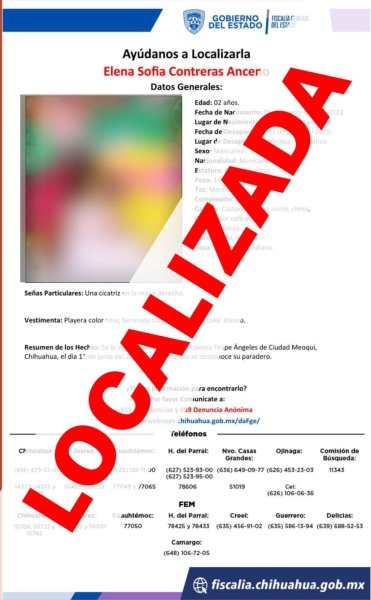 Localiza Fiscalía con vida a dos hermanitos sustraídos en Meoqui