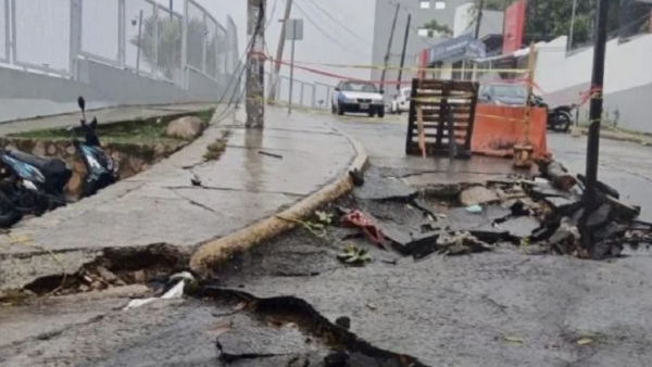 La tormenta tropical “Dalila” provoca daños en costas y montaña de Guerrero