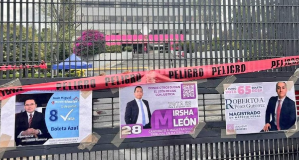 Mujeres exigen cancelar triunfos de candidatos violentadores frente al INE