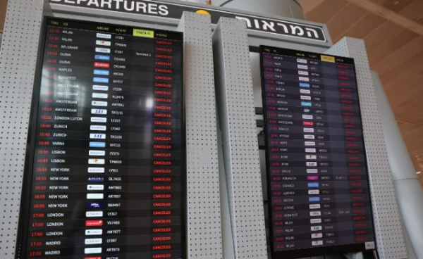 Miles de turistas están varados en Israel por conflicto con Irán