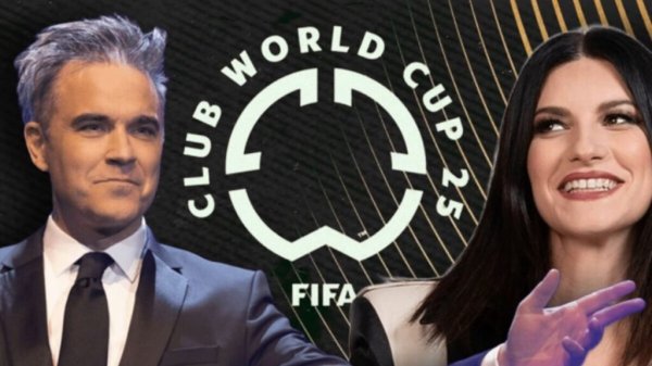 Laura Pausini y Robbie Williams presentan ‘Desire’, himno oficial de la FIFA