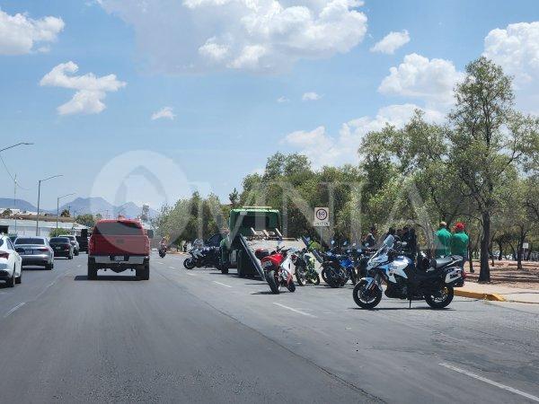 Operativo de la Policía Vial deja varias motocicletas aseguradas sobre la Teófilo Borunda