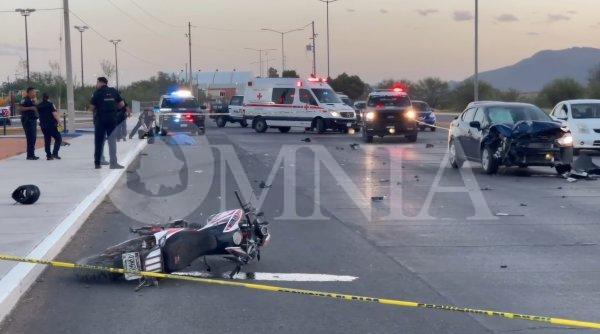 Motociclista pierde la vida en trágico choque sobre Vialidad Sacramento