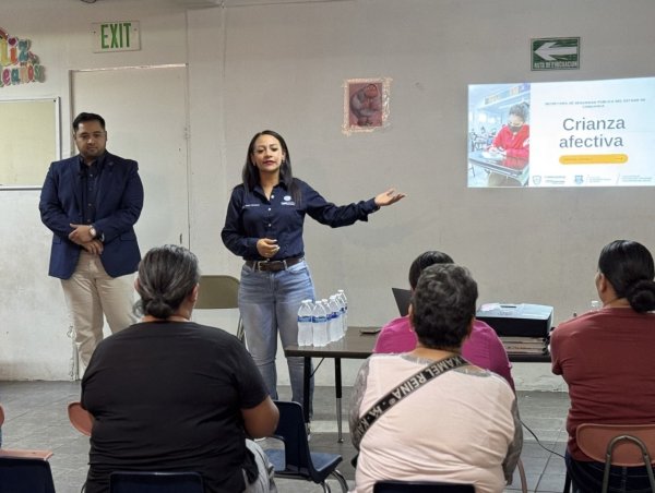 Establece SSPE vínculo comunitario con padres de familia en guardería Elohim en Juárez
