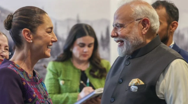 Sheinbaum se reúne con el primer ministro de India; abordan fortalecer la cooperación en comercio y ciencia