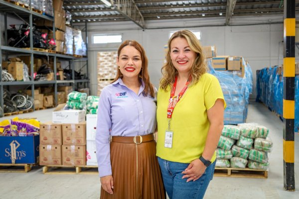 DIF Municipal recibe donación de más de mil 300 kilos de alimentos por parte de OXXO