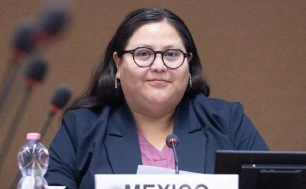Citlalli Hernández presume programas sociales y baja de 29% en feminicidios ante la ONU