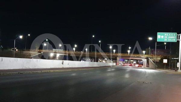 Arreglan falla de luz reportada en el Puente del Trébol