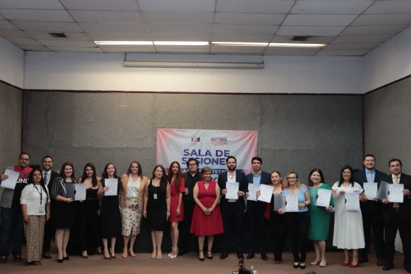 IEE entrega constancias de mayoría a juezas y jueces de Primera Instancia y Menores del Distrito Judicial Bravos