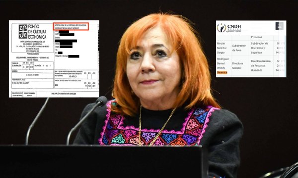 Contratista de FCE se convierte en cocinera de Rosario Piedra y luego directora en CNDH