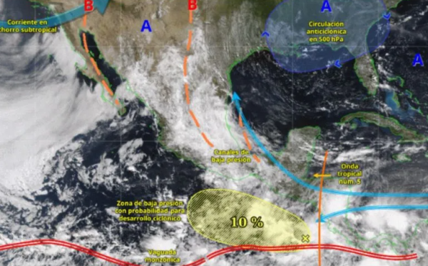 Lluvias intensas y calor extremo afectarán gran parte de México esta semana