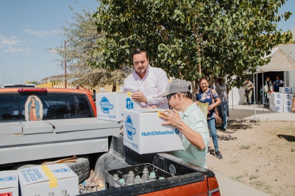 Gobernadora reafirma compromiso con los camarguenses, cerca de 500 familias beneficiadas con el programa Nutri Chihuahua: Jorge Aldana