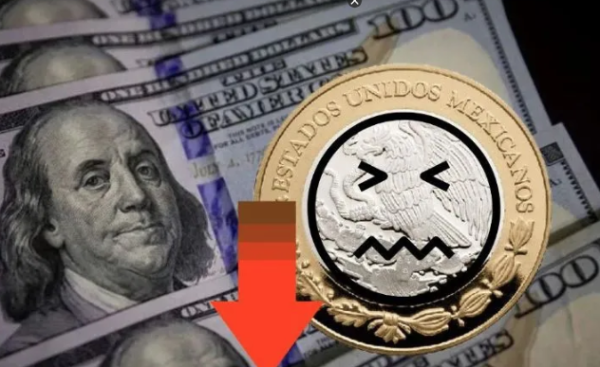 Peso mexicano se atasca frente al dólar; así cotiza hoy 25 de junio