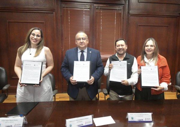 Firma la UACH convenio con ICHMUJERES; buscan establecer puntos seguros en facultades
