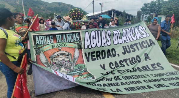A 30 años de la masacre de Aguas Blancas: Marchan por la verdad, la justicia y castigo a culpables