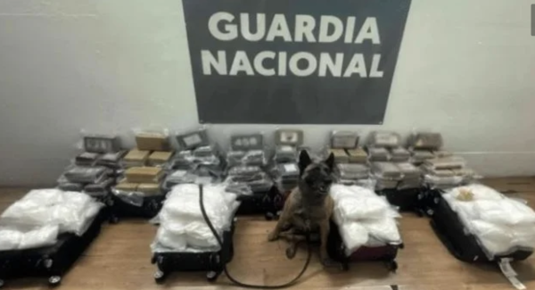 Abandonan maletas con más de 250 kilos de droga en el Aeropuerto Internacional de Tijuana