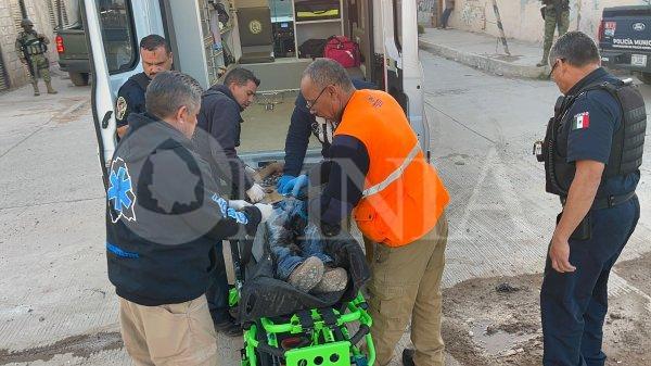 Hombre resulta herido por proyectil de arma de fuego