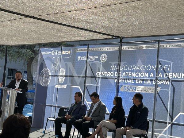 Encabezan Bonilla y Jáuregui inauguración del Centro de Atención a la Denuncia Virtual en la DSPM