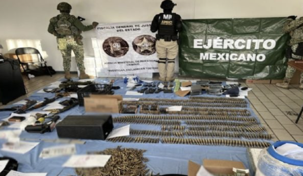 “Operación Frontera Norte” suma más mil 500 detenciones y más de mil 400 armas incautadas