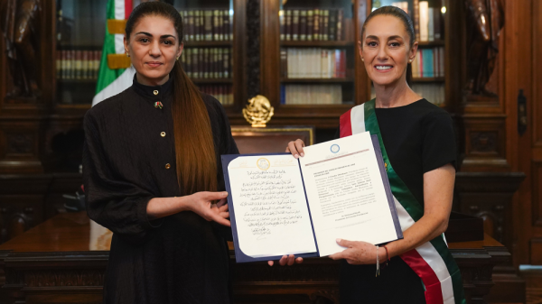 Embajadores presentan cartas credenciales a la presidenta Sheinbaum