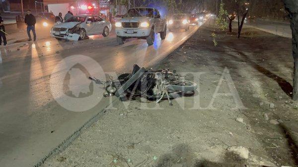 Motociclista resulta gravemente herido tras accidente en la carretera Aldama