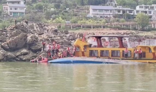 Viento vuelca cuatro barcos turísticos en China; suman 10 muertos y 70 heridos