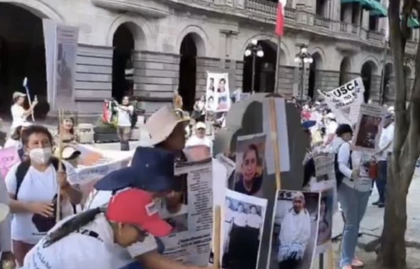 Madres buscadoras exigen a funcionarios de Puebla que “dejen de simular”