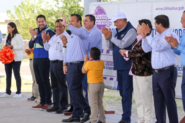 Entregan techumbre en primaria de Campo Real de Delicias con inversión conjunta de más de 1.8 mdp