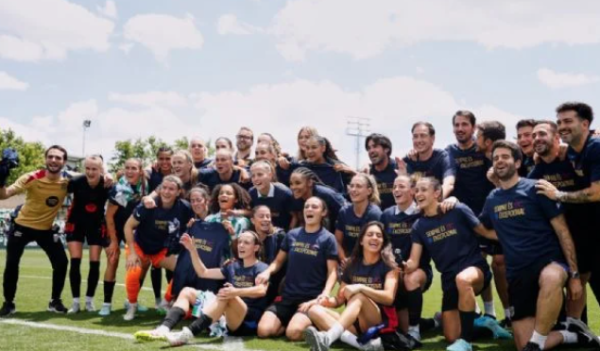 El Barcelona femenil golea al Real Betis por 9-0 y gana su sexto título liguero consecutivo