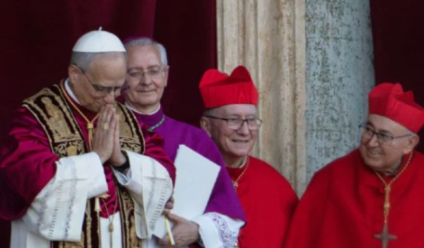 El papa León XIV visita la sede de su orden agustiniana