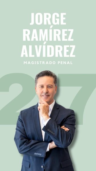 Video: La ciudadanía hoy tiene el poder de elegir jueces y magistrados: Jorge Ramírez, magistrado penal #27 boleta color verde