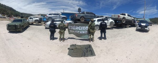 Aseguró SSPE 5 vehículos con reporte de robo en Guadalupe y Calvo