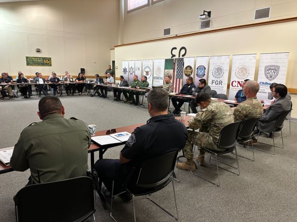Encabeza SSPE reunión binacional con autoridades de seguridad de México y Estados Unidos