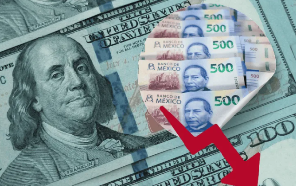 Peso mexicano pierde su valor frente al dólar tras recorte de Banxico