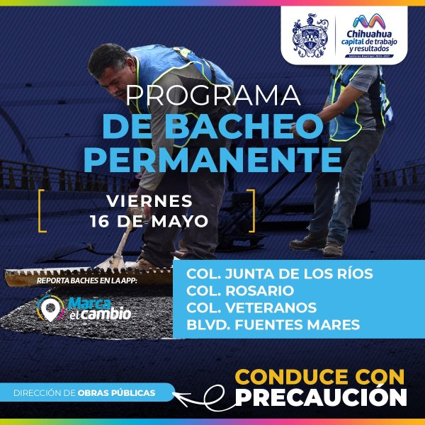 Conoce las colonias dónde intervendrá Municipio con bacheo