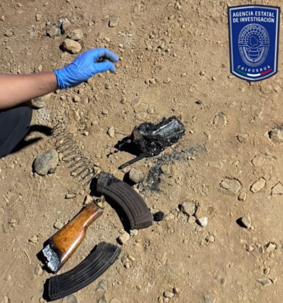 Localizan vehículo calcinado y casquillos percutidos tras evento en Guachochi