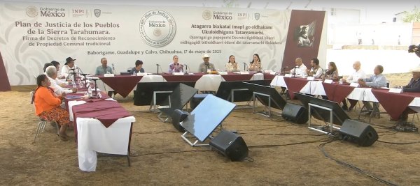 Da inicio Claudia Sheinbaum al Plan de Justicia en la Sierra Tarahumara