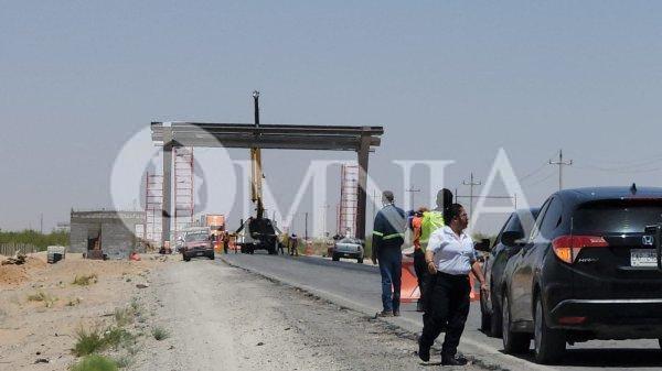 Construcción de filtros de seguridad Centinela provocan largas filas en la carretera Santa Teresa- San Gerónimo