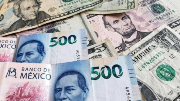 Peso mexicano avanza en la primera sesión de la semana ante el debilitamiento del dólar