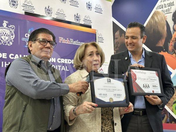Ratifican Fitch Ratings y HR Ratings por 7a. ocasión a Chihuahua con calificación crediticia AAA