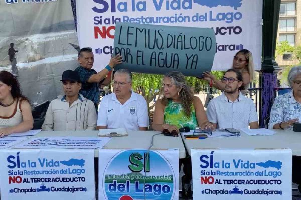 Gobierno de Jalisco licita nuevo acueducto en Lago de Chapala; comunidades denuncian que no hubo consulta