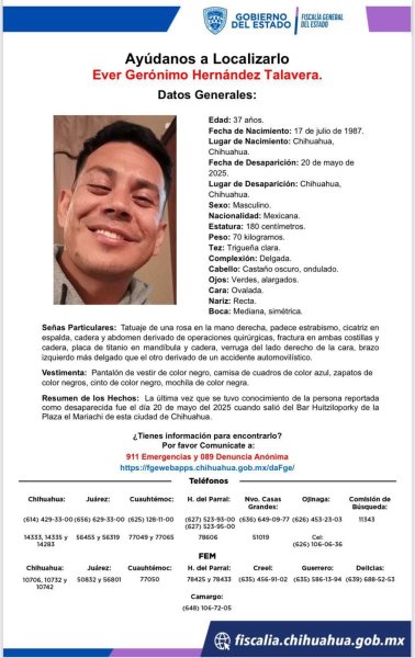 Desaparece trabajador de la SSPE; fue visto por última vez en bar del Centro Histórico