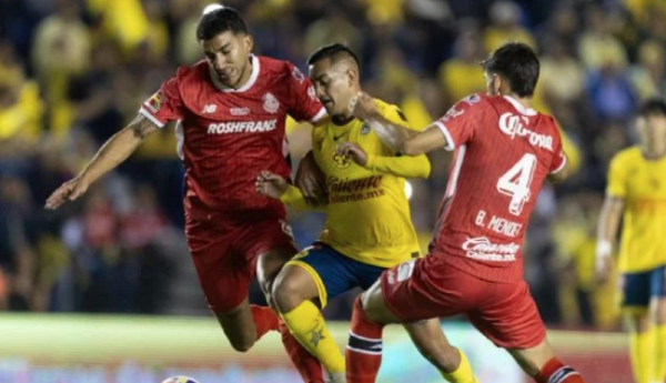 América se conforma con un 0-0 ante Toluca en la ida de la final