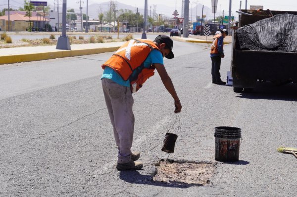Reparó Gobierno Municipal 744 baches esta semana