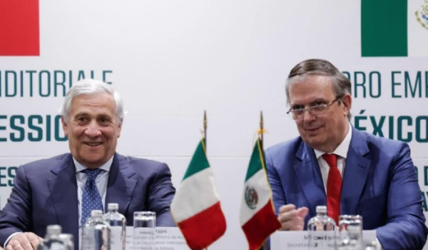 México e Italia acuerdan reforzar comercio naval, aeroespacial y de inteligencia artificial