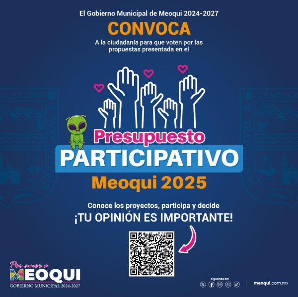 Dan a conocer en Meoqui los 11 proyectos participantes en la votación del Presupuesto Participativo